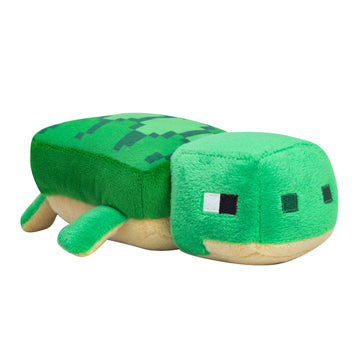 Jinx Minecraft Happy Explorer Sea Turtle Plush Stuffed Toy, Green, 8' Long
