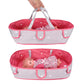 Bebamour Baby Doll Stroller Set 2 In 1 Babydoll Stroller With Removable Bassinet Doll Carriage Toy Doll Stroller For Toddlers (G