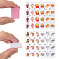GRACIAS 2 Player Mahjong Block Set - 50 Premium Pink Tiles (30mm) with Animal & Food Patterns, Portable with Carry Bag
