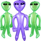 BBTO 3 Pcs Alien Inflates Inflatable Jumbo Alien Blow up Toy for Party Decorations, Halloween, Birthday, Theme Party(35 Inch,Gre