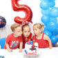 16 Balloon Number, Red Number 16Th Birthday Balloons 40 Inch, Sweet 16 Years Old Red Birthday Decorations For Boys Girls, 16Th A