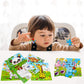 My First Animal Puzzle Adventure, 6 Pack Wooden Montessori Puzzles for Toddlers Ages 3+