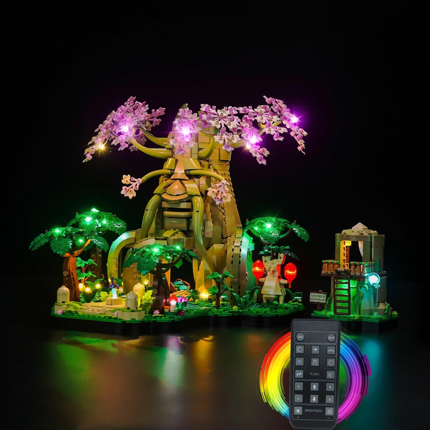 BrickBling LED Light Compatible with Lego The Legend of Zelda Great Deku Tree 2-in-1 Building Set (Model Not Included), Creative