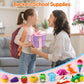 Palmatte 140Pcs Mini Animal Erasers For Kids Bulk, Cute Desk Pets Kids Prizes Treasure Box Toys For Classroom Rewards Back To School Supplies, Random 3D Puzzle Erasers Kids Party Favors Goodie Bags