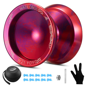 Watieoboo Yoyo Professional Responsive Yoyo For Kids 8-12 Beginner Unresponsive Yoyo For Adults Beginner Friendly Fingerspin Tri
