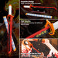 HIGH GODO Rengoku Kyoujurou Anime Sword Building Set, 27in Plastic Model, 790 Pieces, Includes Scabbard and Stand, Cosplay for Teens and Adults