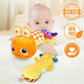 Kmuysl Baby Toys 0-6 6-12 Months, Sensory Music Animal Stuffed Toy For 0 1 2 3 4 5 6+ Months, Plush Toy With Crinkle And Rattles For Infant Newborn, Tummy Time Toys Gifts For 0-3-6-12 Month