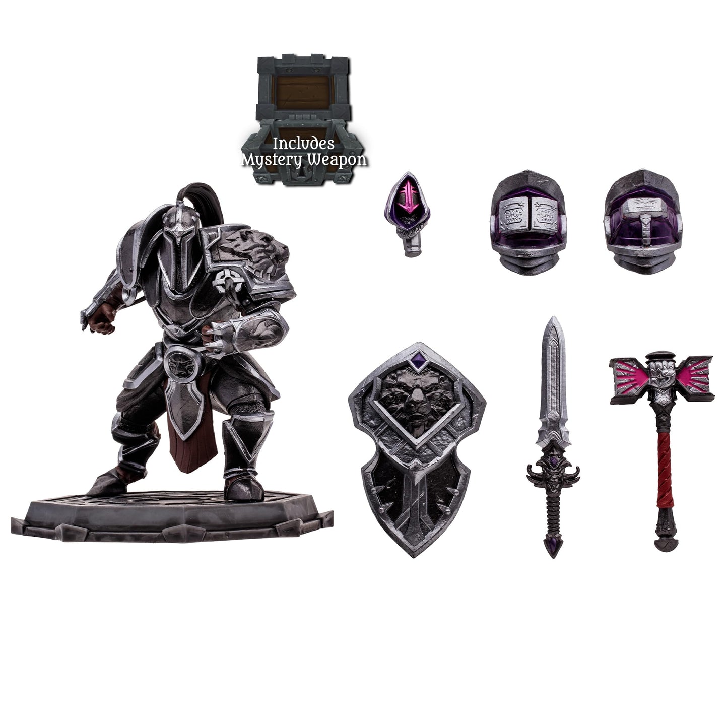 McFarlane Toys - World of Warcraft Human: Warrior/Paladin (Epic) 1:12 Scale Posed Figure