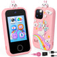Kids Smart Phone - Phones for Kids with Soft Silicone Cover 32GB SD Card - 2.8'' Touchscreen Kids Cell Phone with Dual Camera Pu