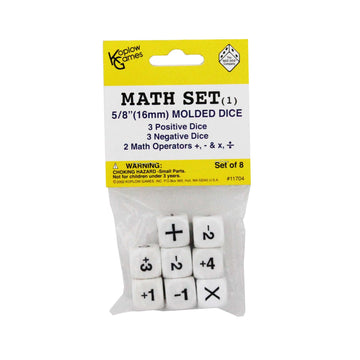 Koplow Games Positive/Negative Dice Set Classroom Accessories