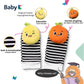 Baby K Rattle Socks & Wrist Rattles And Hand Rattle (Set C + Strawberry) - Newborn Toys For Baby Boy Or Girl - Brain Development Infant Toy - Hand And Foot Rattles Suitable For 3-6, 6-12 Months Babies