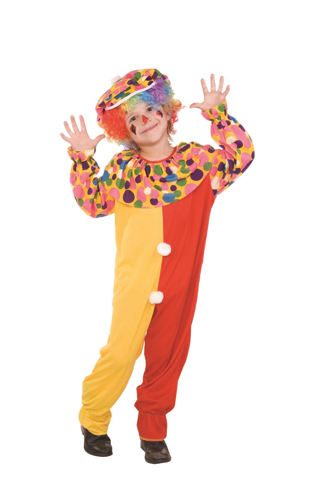 Rg Costumes 90002 Circus Clown Costume - Size Child (Medium 8-10)