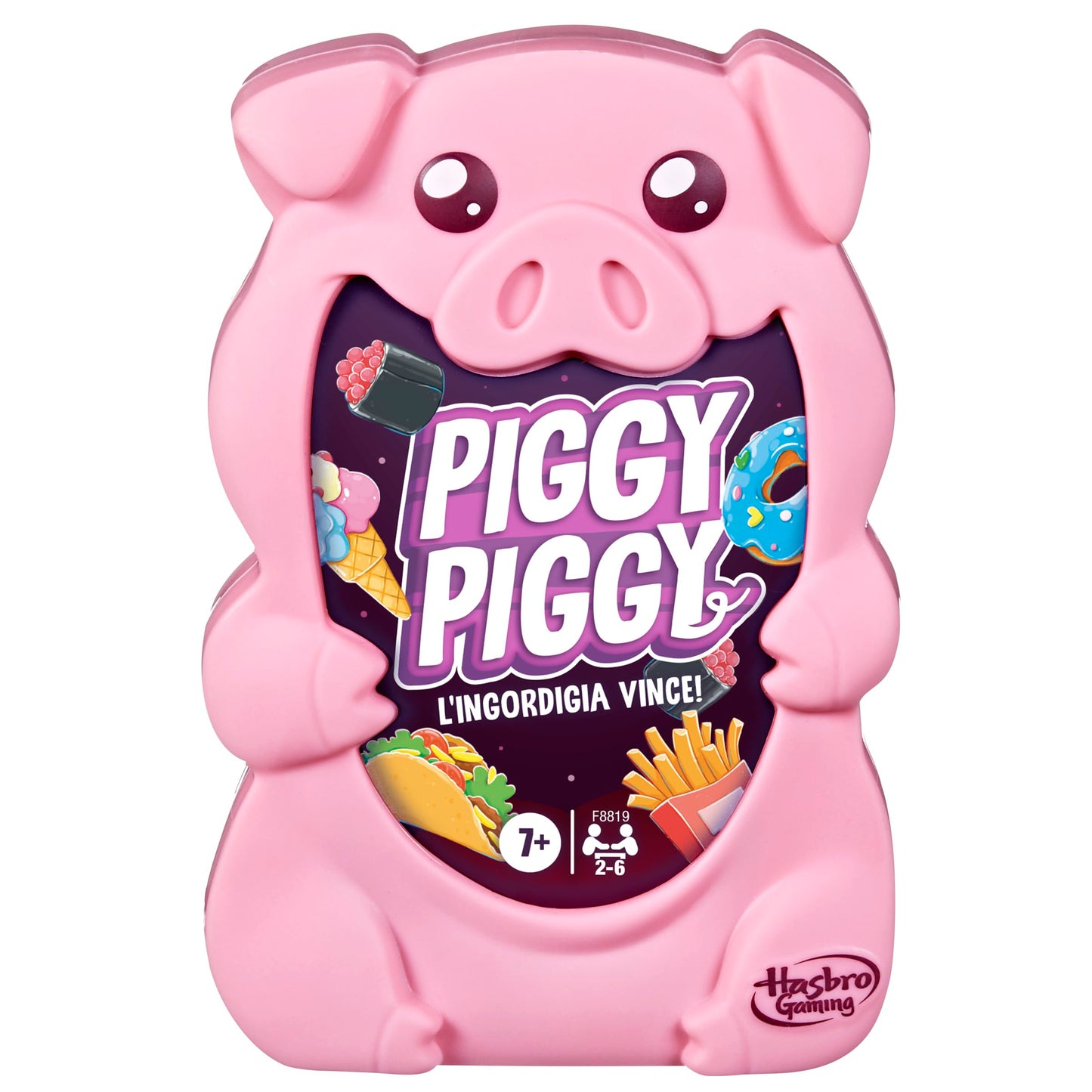 Hasbro Gaming Piggy Piggy Piggy Card Game - Fun and Fast Game for Families, Kids, Teens and Adults, Ages 7+ - 2 to 6 Players