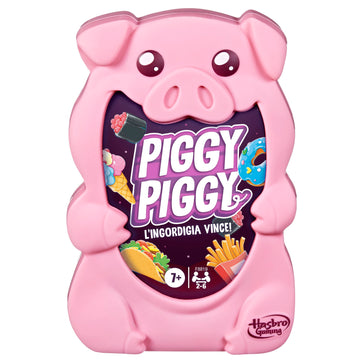 Hasbro Gaming Piggy Piggy Piggy Card Game - Fun and Fast Game for Families, Kids, Teens and Adults, Ages 7+ - 2 to 6 Players