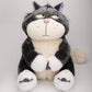 Juju GOODS Lucifer Cat Plush - Large 26" Black Stuffed Animal - PP Cotton Plushie