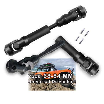 2Pcs Rc Drive Shaft 68-84Mm For 1/10 Scx10,Scx10-Ii Rtr,(68-84Mm)