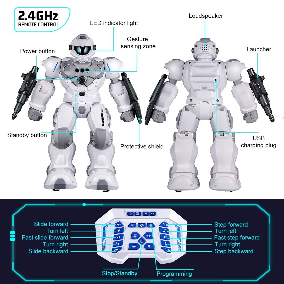 Intelligent Programmable RC Robot