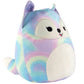 Squishmallows 8-Inch Felexine The Rainbow Fox Plush Toy - Soft Multicolor Stuffed Animal for Kids, Girls & Boys