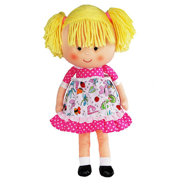 Anico Well Made Play Doll For Children Libby Doll, 18' Tall, Pink