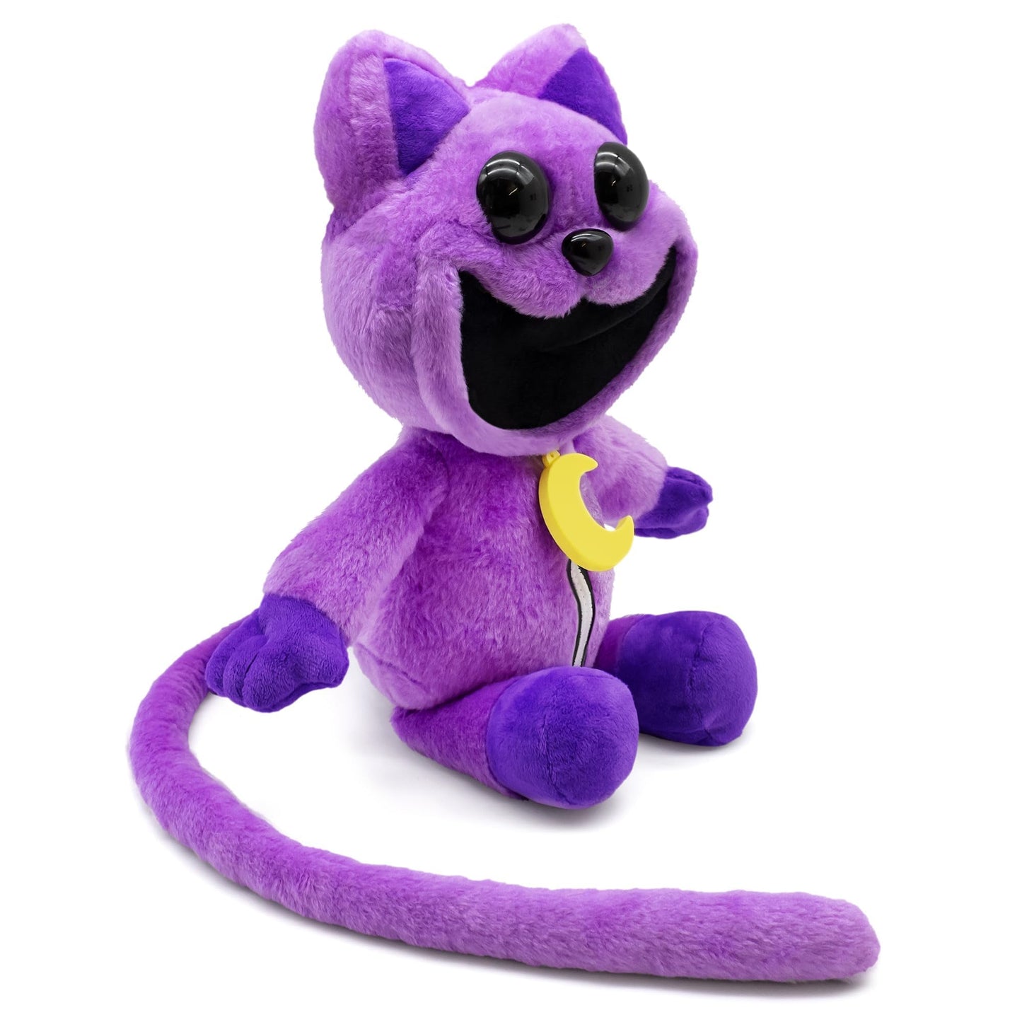 Poppy Playtime Smiling Critters Plush Doll - 14" CatNap, Soft Polyester Toy