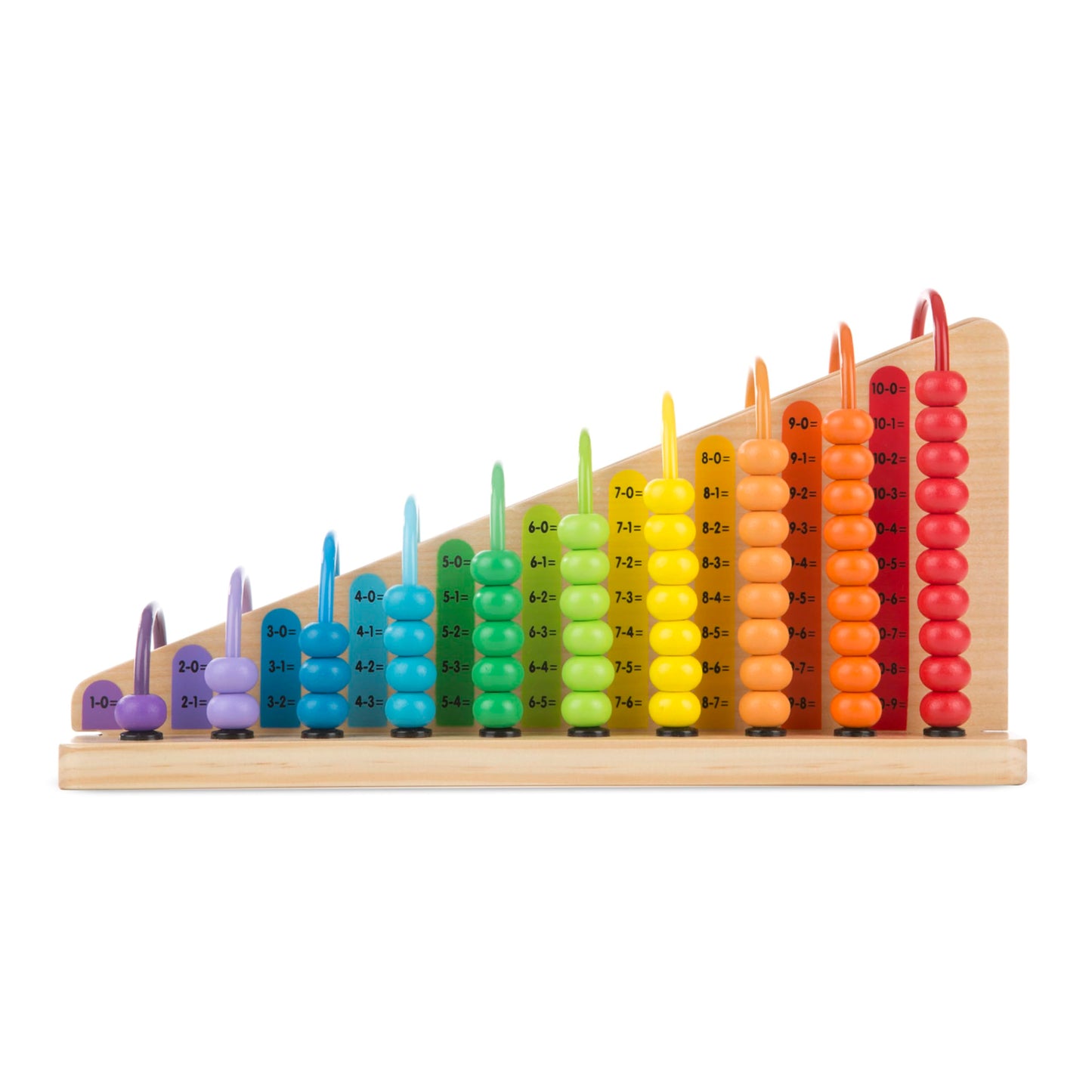 Melissa & Doug Add & Subtract Abacus - Educational Toy With 55 Colorful Beads And Sturdy Wooden Construction, 3 - 6 Years