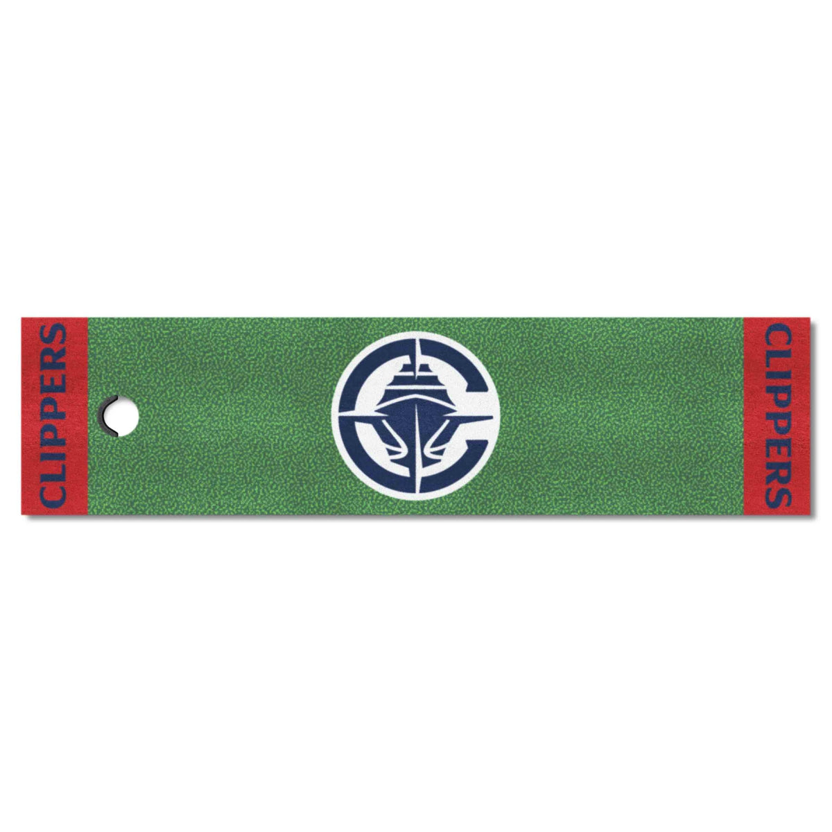 FANMATS NBA Los Angeles Clippers Nylon Face Putting Green Mat , 18x72