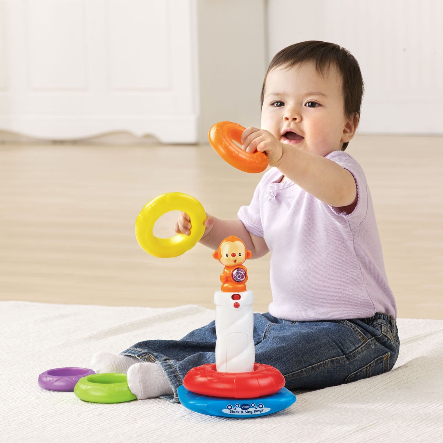 Vtech Stack And Sing Rings (Frustration Free Packaging)