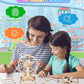 Poraxy 4 In 1 Stem Kits For Kids Ages 5-7 8-10 8-12,3D Wooden Puzzles, Science Project Model Craft Building Engineering Kit,Stem Toys For Ages 8-13,Birthday Gifts For Girls 6 7 8 9 10 11 12 Year Old