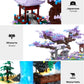 Kimiangel Cherry Blossom Bonsai Tree Set With Lights, Collectible Of Japanese Sakura Tree House Model Building Kit, Birthday For Kids Age 14+&Adults Chineses Architecture