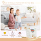 Qaba Kids Ride-On Rocking Horse Toy Llama Style Rocker Soft Plush Fabric For Children 3+ Years