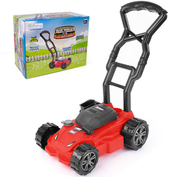 ArtCreativity Kids Lawn Mower Toy - 21 Inches Tall - Lawn Mower for Kids with Startup Sound and Wheels with Realistic Motor-Like