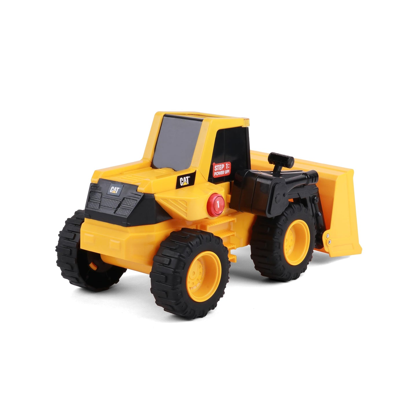 CAT Construction Toys, Construction 11.5'' Power Haulers Wheel Loader, Realistic Lights & Sounds, Motion Drive Technology, Worki