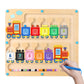 Magnetic Color And Number Maze Toy, Wooden Magnet Balls Puzzles Board, Fine Motor Skills Toddler Activities, Montessori Gift For