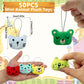 Xipegpa 50 Pcs Mini Animal Plush Toys Set Cute Small Animal Stuffed Toy Keychain For Party Favors Keychain Ornament For Goody Ba