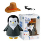 Pudgy Penguins Action Figures (Cowboy Carl) - 5 Inch enhanced Molded Figurine Toy Collectible - Perfect for Your Desk  Table  or Nightstand