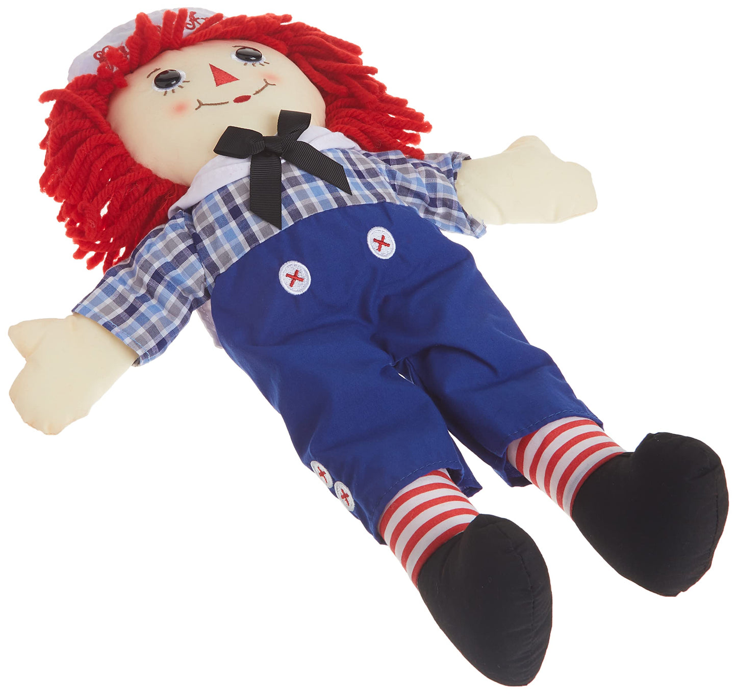 Aurora® Timeless Raggedy Ann & Raggedy Andy® Raggedy Andy Classic Stuffed Animal - Cherished Memories - Lasting Play - Multicolor 16 Inches