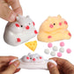 4 Pack Squishy Hamster Squishy Squeeze Toys, Cute Soft Cat Squishy Toys, Party Favors Fidget Toys Squishy Suitable Adults Kids, 