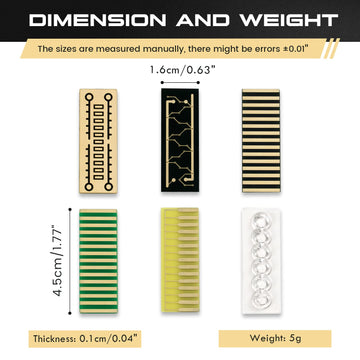 CUSTOM SABER Light Saber Accessories Button Control Box Clamp Cards for Luke Light Saber, DIY Accessories to Build Custom Hilt,