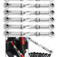 ARRCat Upgrade Parts Turnbuckles Camber Links for 1/10 Slash 2WD 4X4/Rustler 2WD 4X4/Hoss 2WD 4X4/Stampede 2WD 4X4 RC Truck, Alu