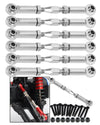 ARRCat Upgrade Parts Turnbuckles Camber Links for 1/10 Slash 2WD 4X4/Rustler 2WD 4X4/Hoss 2WD 4X4/Stampede 2WD 4X4 RC Truck, Alu