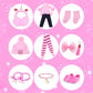 Uzidbto American Doll Clothes And Accessories For 18 Inch Doll Includes Pretend Makeup Kit Stuff Girls Gift(Doll Not Including)