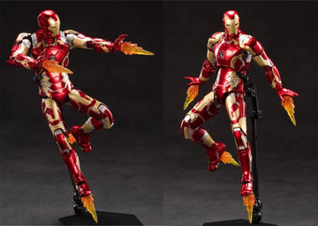 Lonullymege Ironman Mk43 Action Figure-2022 New Released 7 Inch Deluxe Painting Exquisite Collection Movable Model Gift (Mk Xliii)