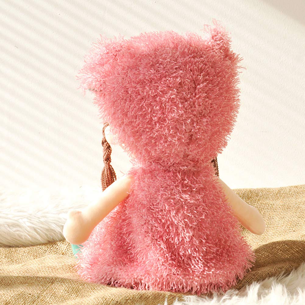 Plush Baby Doll Girl With Clothes, 17.7 Sweetheart Rag Doll Cozy Cuddle Soft Baby Doll For Kids Babies,Plush Stuffed Toy With Ha
