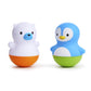 Munchkin Bath Bobbers - Mold Free Bath Toy for Babies & Toddlers, 2 Pack, Multicolor, Polar Bear/Penguin, Model 16104