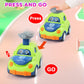 soi-meme 8 Pack Press and Go Car Toys for Toddlers 1-3 Year Old,Infant Play Vehicle Set Toys for 1 2 3, Baby Car Toys for 9-12-1