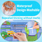 Visfun Reusable Sticker Books For Kids, Jelly Quiet Book Fun Travel Stickers Waterproof Toddler Sticker Activity Busy Book For T