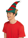 Cesar Elf Hat - Green with Red Stripes