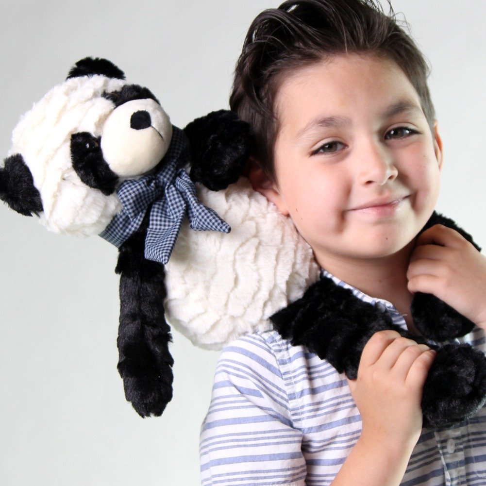 Snuggle Stuffs Plush Sitting Charcoal And Cream Precious Panda Bear, 18'