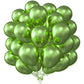 Kalor 12 Inch Metallic Lime Green Balloons, 50 Pcs Latex Helium Metallic Balloons For Kid'S Birthday Party, Baby Shower, Wedding, Graduate Party Decorations