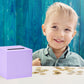 Money Saving Box with Counter Savings Challenge Box Piggy Bank Stainless Steel Money Bank Cash Saver Money Box for Adults Child(